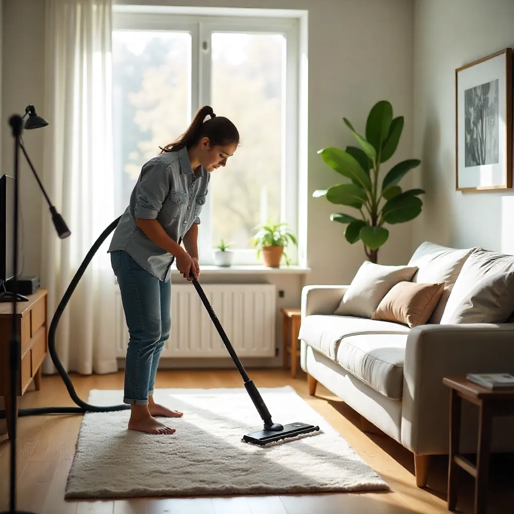 HEPA vacuuming for dust removal